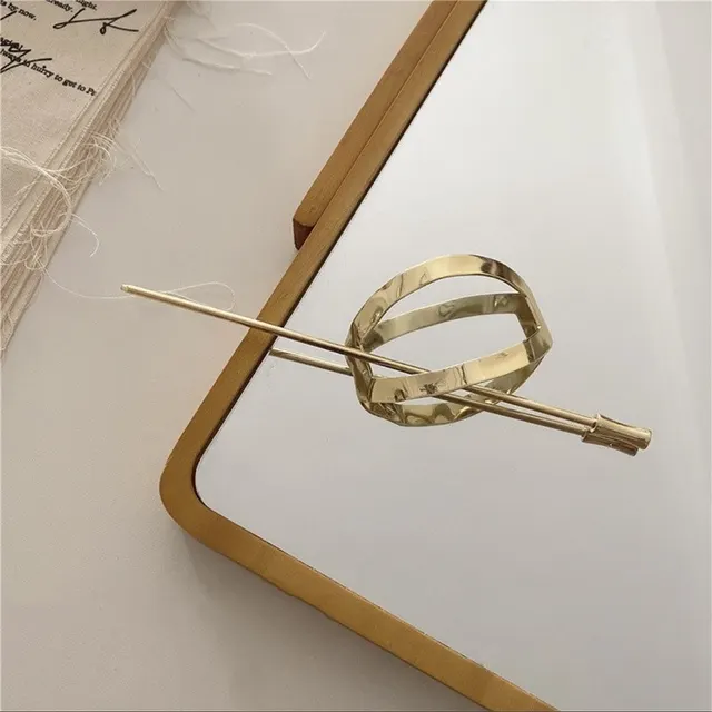 Net Celebrity Simple Modern Metal Hairpin Girl - Shop at LoveMi