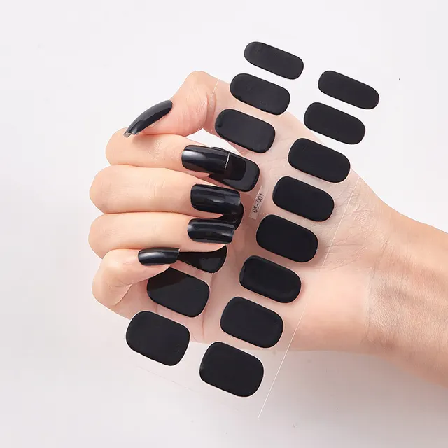 Nail Sticker Letter Color Nail Art Sticker Full Sticker - Shop at LoveMi