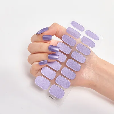 Nail Sticker Letter Color Nail Art Sticker Full Sticker U - Shop at LoveMi