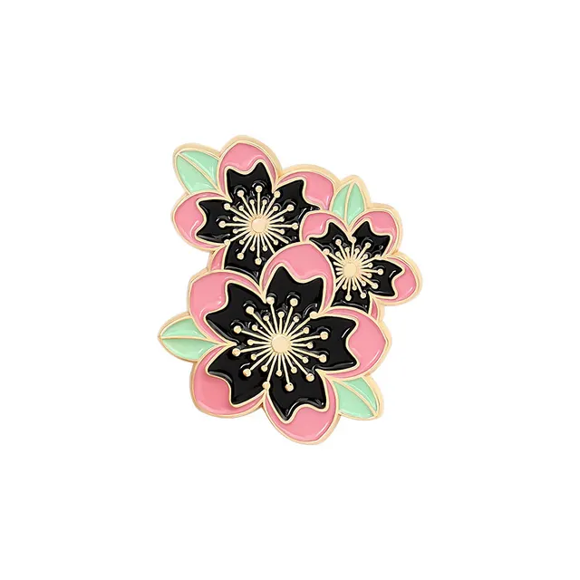 New Creative Cartoon Cherry Blossom Brooch F - Shop at LoveMi