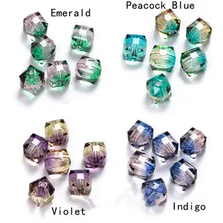 Symphony Square Beads 10mm Handmade Diy Jewellery Accessories