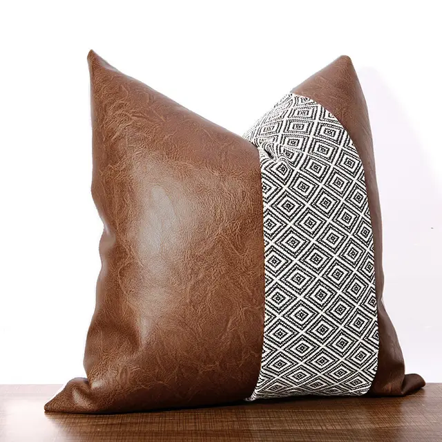 American Style Sofa Cushion Pillowcase Hotel Villa Black - Shop at LoveMi