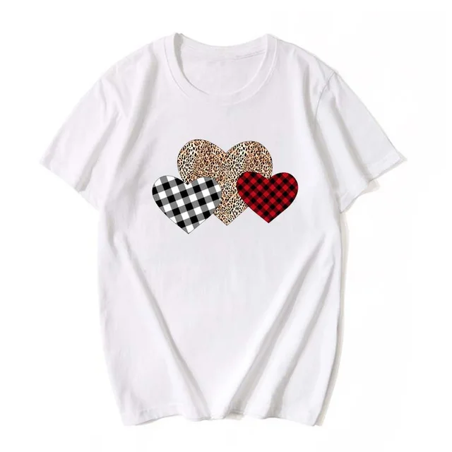 Printed Crew Neck Short Sleeve t Shirt White - Shop at LoveMi