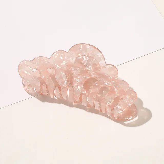 Marble Horsetail Hairpin All Match Acrylic Plate Hair Clip Set4 - Shop at LoveMi