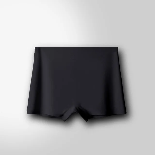 Summer New Ice Silk Seamless Abdomen Safety Leggings Black - Shop at LoveMi
