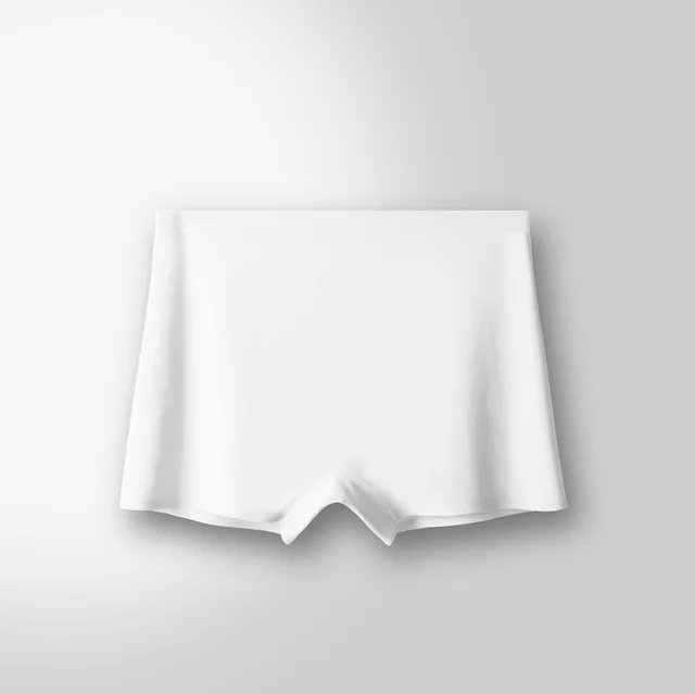 Summer New Ice Silk Seamless Abdomen Safety Leggings White - Shop at LoveMi
