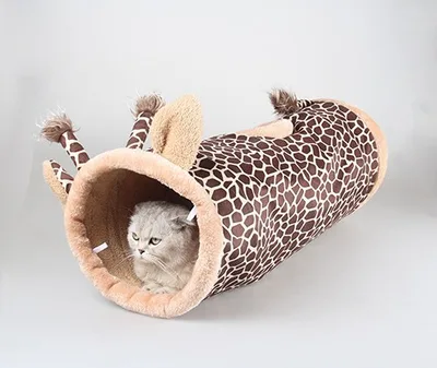 Cartoon Animal Ringing Paper Cat Tee Cat Tunnel - Shop at LoveMi