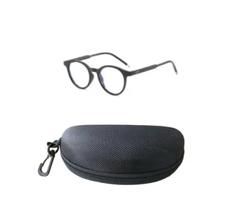 The New Anti-Blue Light Flat Glasses Fashion Round Flat Glasses Trend The Same Glasses - A Set