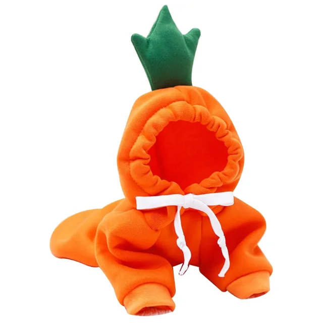 Chihuahua With Plush Pet Clothes For Autumn And Winter Orange - Shop at LoveMi