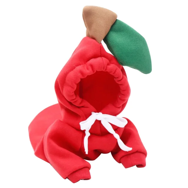 Chihuahua With Plush Pet Clothes For Autumn And Winter Red - Shop at LoveMi