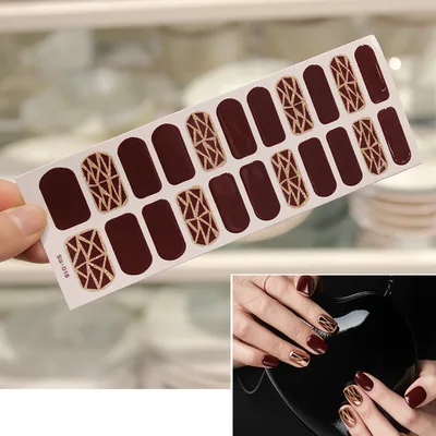 Nail Art Stickers Waterproof Colorful Christmas Letters R - Shop at LoveMi