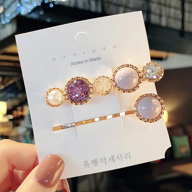 Pearl Hairpin Clip Girl Korean Headdress Side Clip - Shop at LoveMi