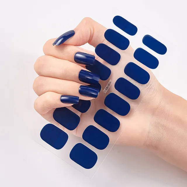 Waterproof and Long Lasting Nail Stickers Letter Color Nail Stickers Full Stickers - Shop at LoveMi