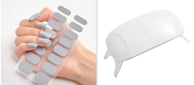 Waterproof and Long Lasting Nail Stickers Letter Color Nail Stickers Full Stickers L Set - Shop at LoveMi