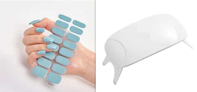 Waterproof and Long Lasting Nail Stickers Letter Color Nail Stickers Full Stickers S Set - Shop at LoveMi