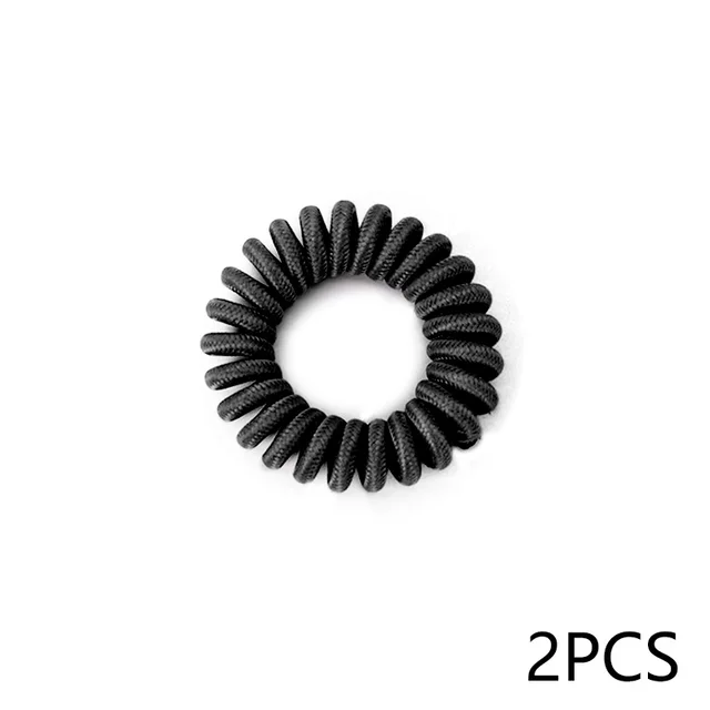 Japanese And Korean Simple Base Hair Rope Black - Shop at LoveMi
