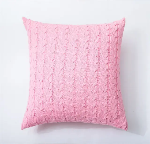 Woven Sofa Creative Nordic Simplicity Pillowcase Pink - Shop at LoveMi