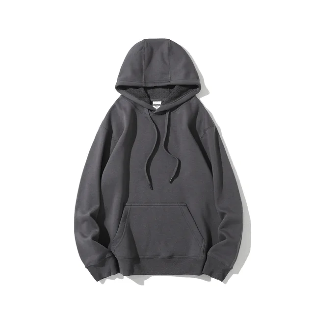 Women's Pure Cotton Hoodie Sweatshirt Dark Grey - Shop at LoveMi