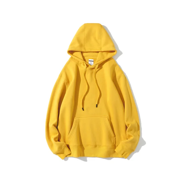 Women's Pure Cotton Hoodie Sweatshirt Yellow - Shop at LoveMi