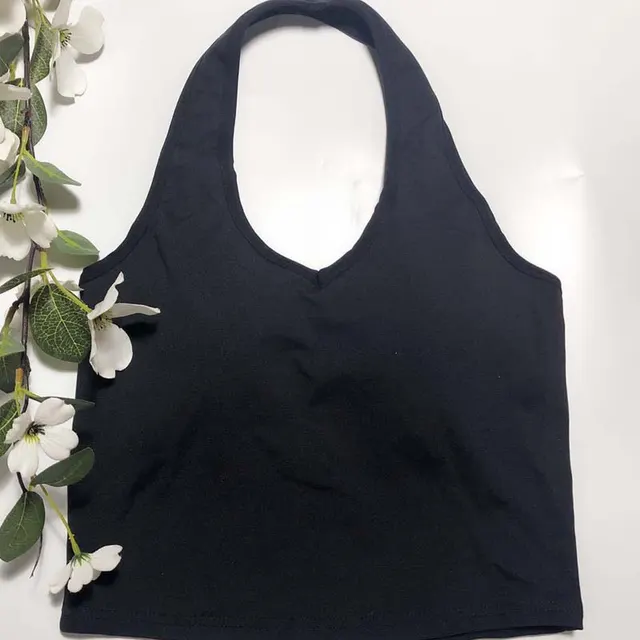 Simple And Fashionable Women's Yoga Vest Fitness Top Black - Shop at LoveMi
