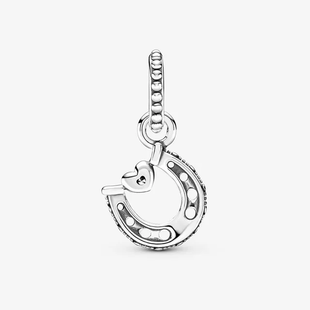 Good Luck Horseshoe Pendant DIY Beaded Accessory Silver - Shop at LoveMi