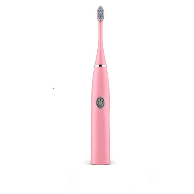 Household Vibration Soft Fur Waterproof Electric Toothbrush Pink - Shop at LoveMi
