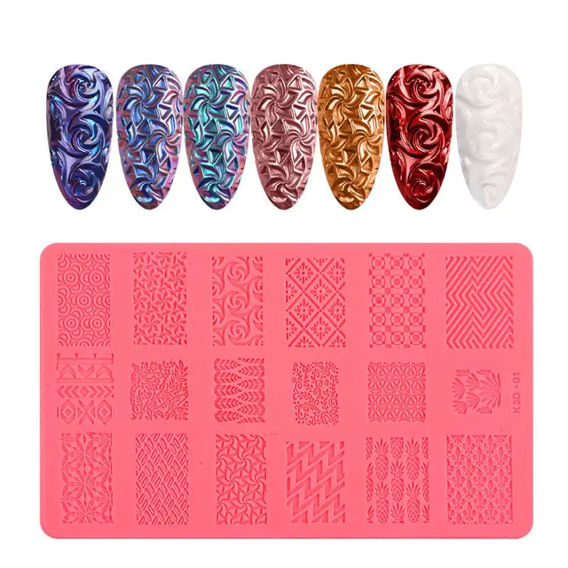 Web celebrity hot style Silicone Manicure Printing Template - Shop at LoveMi