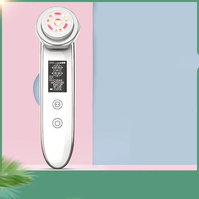 Home Beauty Instrument RF Ion Facial Introduction Instrument White - Shop at LoveMi