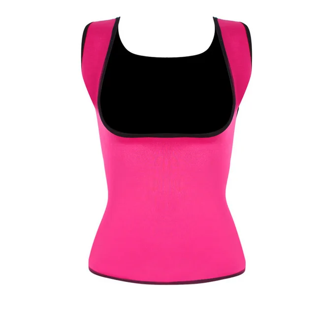 Slim Fit Rubber Body Shaping Waistcoat Vest Pink - Shop at LoveMi