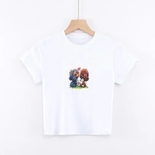 European And American Style Cowgirl Little Milk Dog Print - Shop at LoveMi