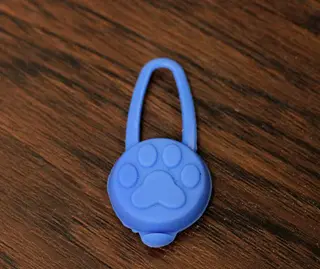 Pet LED Silicone Anti-lost Luminous Chandelier - Blue