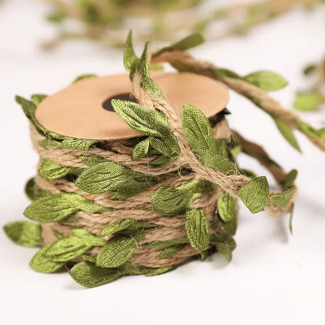 5mm Artificial Leaves DIY Craft Twine Green - Shop at LoveMi