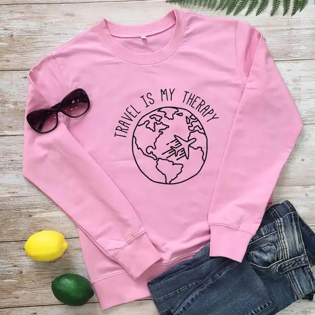 Fashion Simple Round Neck Pullover Long Sleeve Sweater Pink - Shop at LoveMi