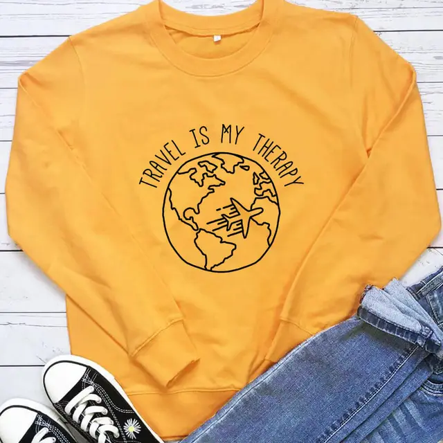 Fashion Simple Round Neck Pullover Long Sleeve Sweater Yellow - Shop at LoveMi