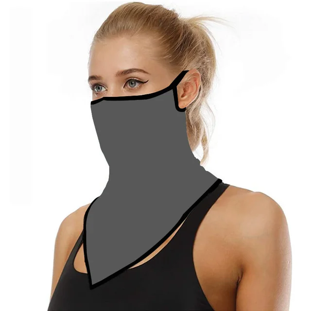 Outdoor Riding Ears and Insect Repellent Mask Multifunctional Collar Dark Grey - Shop at LoveMi