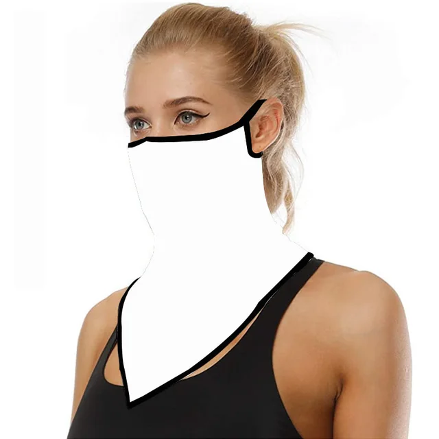 Outdoor Riding Ears and Insect Repellent Mask Multifunctional Collar White - Shop at LoveMi