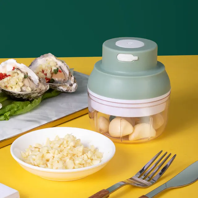 Multi Function Cooking Machine Garlic Machine Electric Meat Grinder Green - Shop at LoveMi