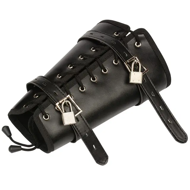 Portable Arm Leather Restraint Belt Products Black - Shop at LoveMi