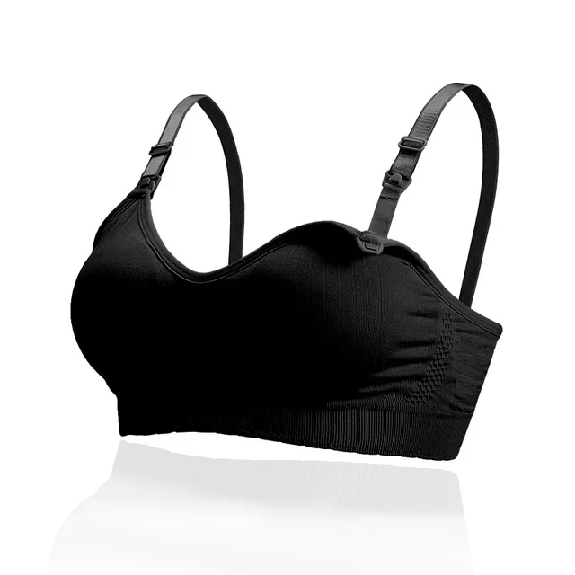 Anti Spill Milk Adjustable Nursing Mommy Bra Black - Shop at LoveMi