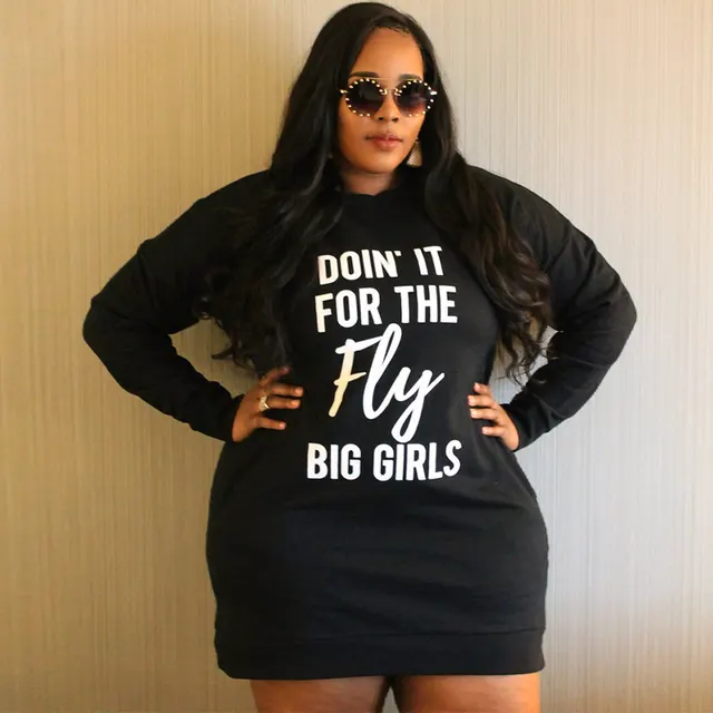 Plus Size Women Plus Size Hoodies For Female Big Blouse Hooded Top Black Silver - Shop at LoveMi
