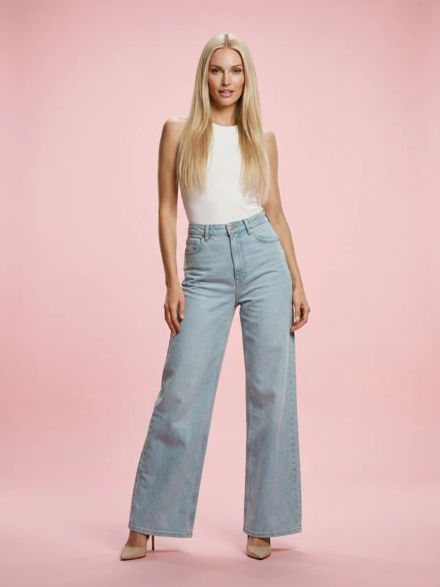 All Match High Waist Slim Jeans Blue - Shop at LoveMi