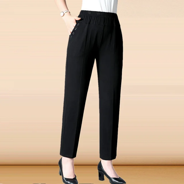 Middle Aged And Elderly Women's Pants Autumn And Winter Clothes H - Shop at LoveMi