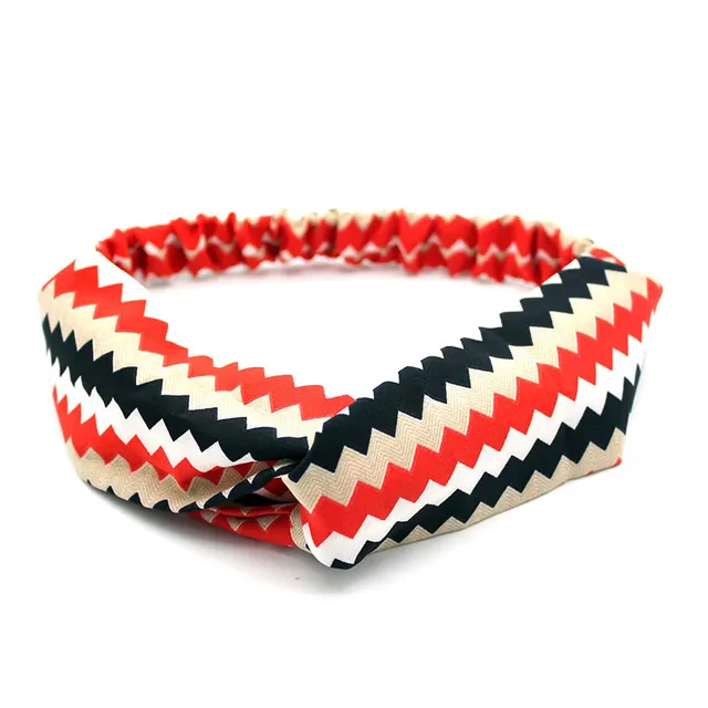 Retro Sports Striped Headband Women Color1 - Shop at LoveMi