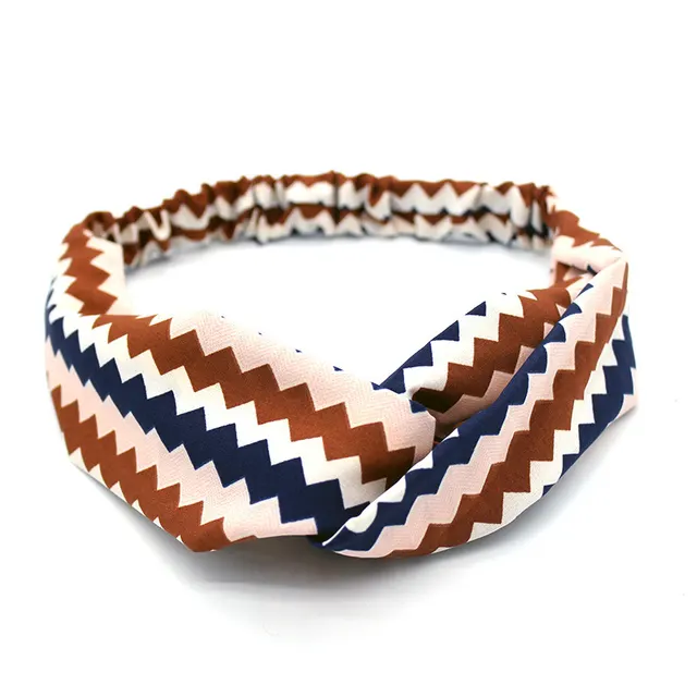 Retro Sports Striped Headband Women Color12 - Shop at LoveMi
