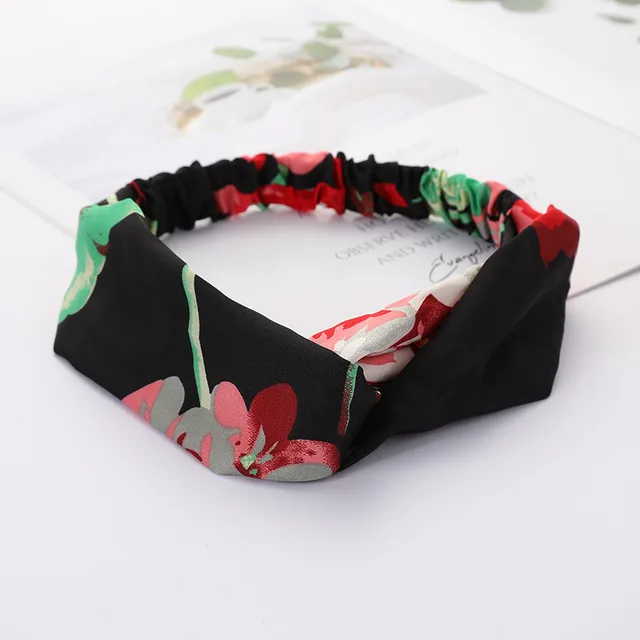Retro Sports Striped Headband Women Color15 - Shop at LoveMi