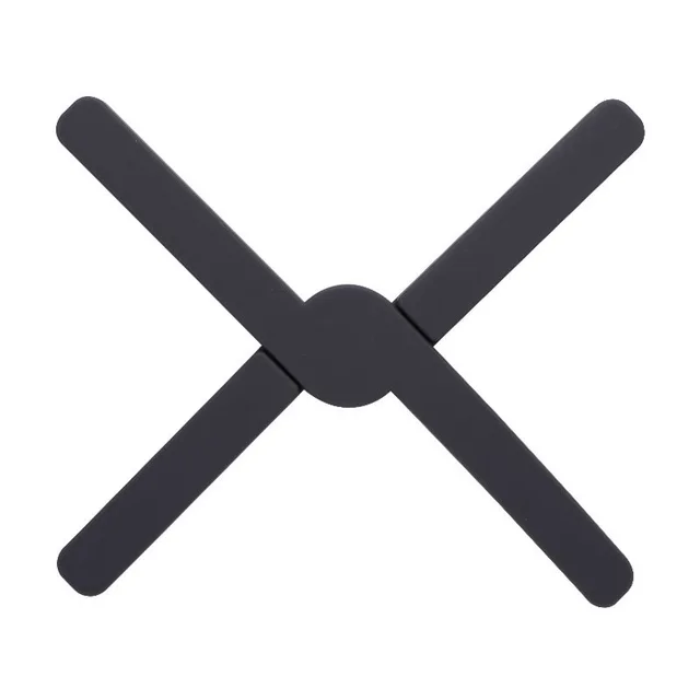 Thickened Foldable Food Grade Silicone Table Coaster Dark Grey - Shop at LoveMi