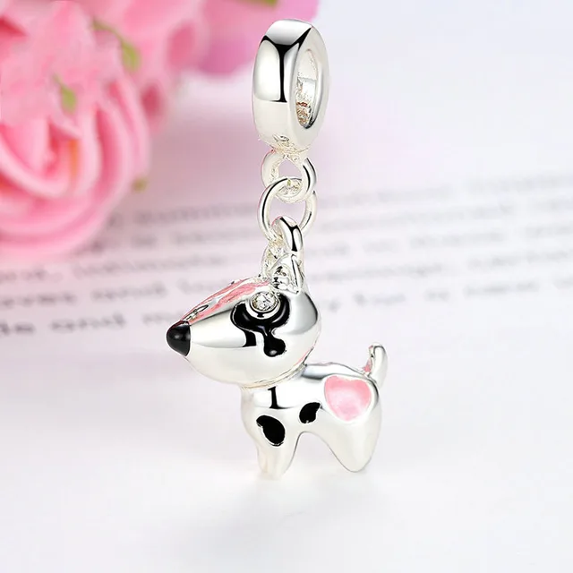 DIY Beaded Bracelet Small Accessories Cute Zodiac Dog Pendant Silver - Shop at LoveMi