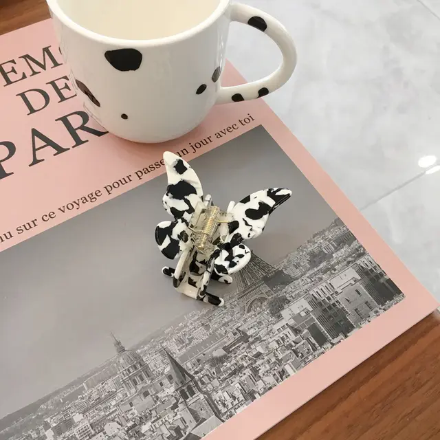 Butterfly Clip All Match Super Beautiful Colorful Hair Clip Girl Hair Clip Black - Shop at LoveMi