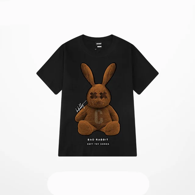 Harajuku Port Style Short Sleeved t Shirt Black - Shop at LoveMi