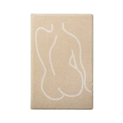 Anti Slip Absorbent Floor Mat Rubs The Foot Pad Creative Evil Fun Armpit Hair Mat - Shop at LoveMi